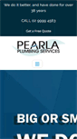 Mobile Screenshot of pearlaplumbing.com.au